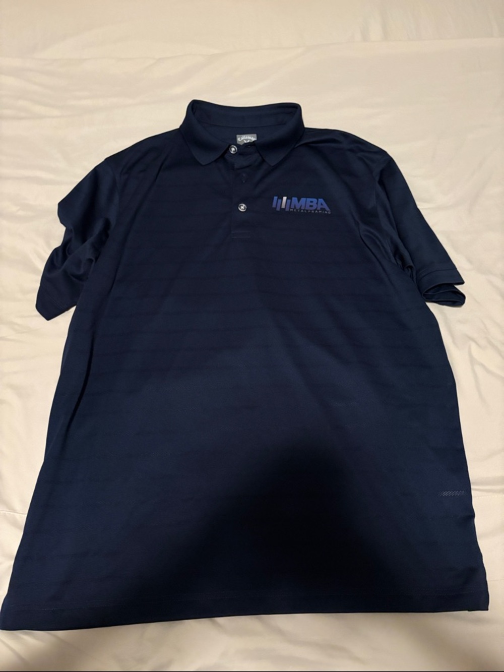 Callaway Mens Navy Opti-Vent Polo